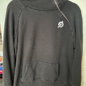 Peloton Black Zip-Up Sweater Size XL